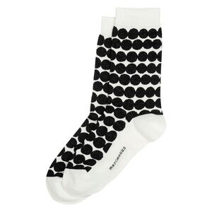 New Marimekko Polka Dot Print Socks Women's Mid Calf Socks Four Seasons